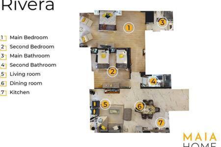 Rivera Maiahome-Hermoso Apt En Polanco Cerca Antara - 2Br 2Bt 墨西哥城 外观 照片